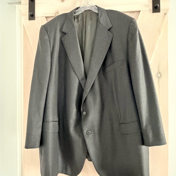 Ermenegildo Zegna Men’s Charcoal Blazer 66R Business casual